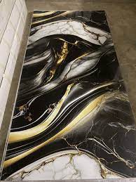 3D MARBLE SHEET BLACK GOLD