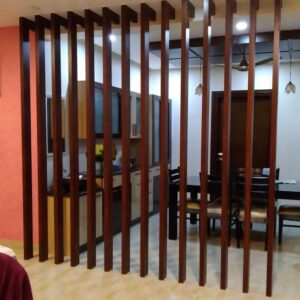 Partion panel pergola